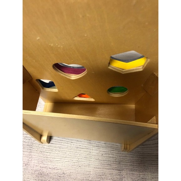 P’kolino Geared Shape Sorter Wooden Toy - Picture 5 of 6